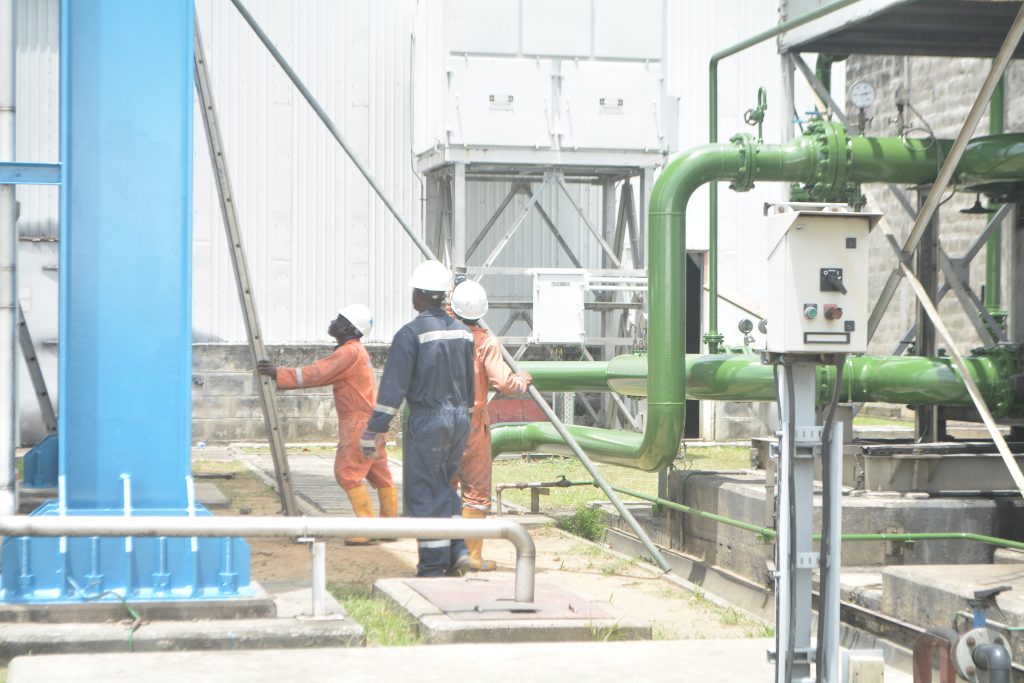 Engineers at Ibom Power Plant